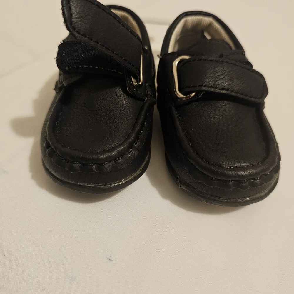 Classic Black Baby Walker Shoes